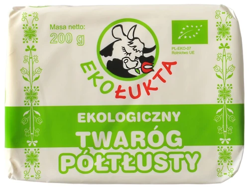 Twaróg Półtłusty BIO 200 g Eko Łukta