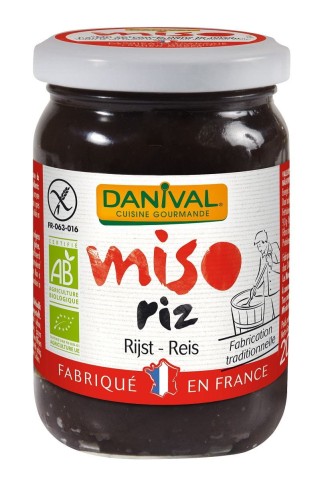 Miso Rice (Pasta z Soi i Ryżu) Bezglutenowe BIO 200 g Danival