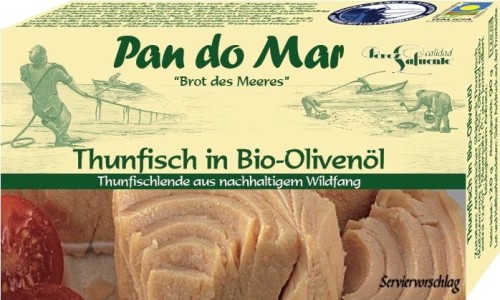 Tuńczyk w BIO Oliwie z Oliwek 120 g Pan do Mar