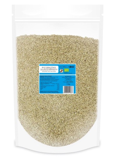 Ryż Brązowy Długoziarnisty BIO 5 kg Horeca Bio Planet