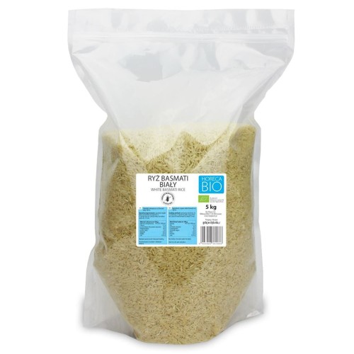 Ryż Basmati Biały Bezglutenowy BIO 5 kg Horeca