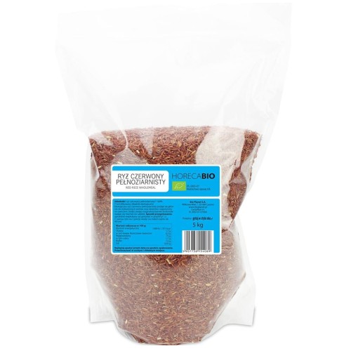 Ryż Czerwony Pełnoziarnisty BIO 5 kg Horeca