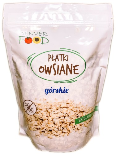 Płatki Owsiane Górskie Bezglutenowe 500 g Denver Food