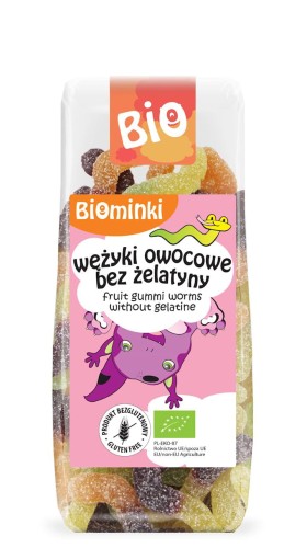 Wężyki Bez Żelatyny BIO 100 g BioMink