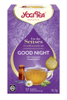 Herbatka dla Zmysłów na Dobranoc z Olejkiem Lawendowym (For The Senses Good Night) BIO (17 x 2,1 g) 35,7 g Yogi Tea