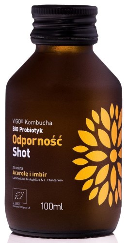 Shot Kombucha Odporność Bezglutenowy BIO 100 ml Vigo