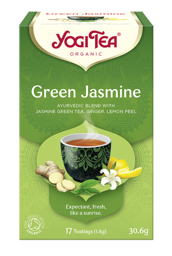 Herbata Zielona Jaśminowa Green Jasmine BIO 17 x 1,8 g 30,6 g Yogi Tea