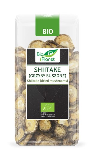 Shiitake Grzyby Suszone (Twardnik Japoński) BIO 50 g Bio Planet