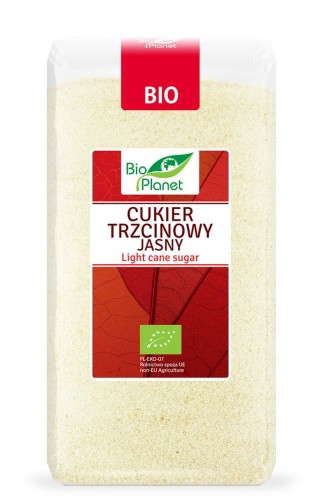 Cukier Trzcinowy Jasny BIO 500 g Bio Planet