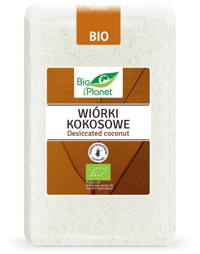 Wiórki Kokosowe Bezglutenowe BIO 1 kg Bio Planet