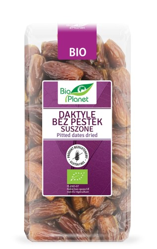 Daktyle Bez Pestek Suszone Bezglutenowe BIO 400 g Bio Planet