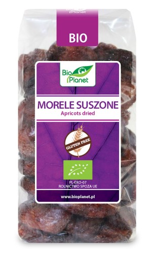 Morele Suszone Bezglutenowe BIO 400 g Bio Planet