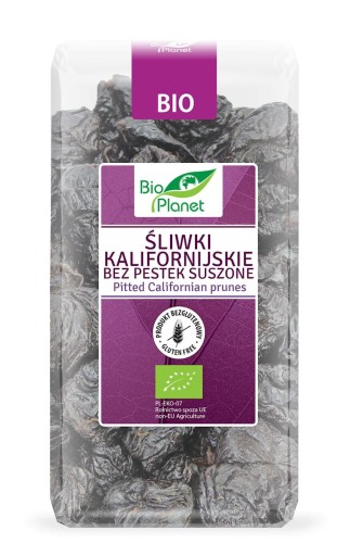 Śliwki Kalifornijskie bez pestek Bezglutenowe BIO 400 g Bio Planet