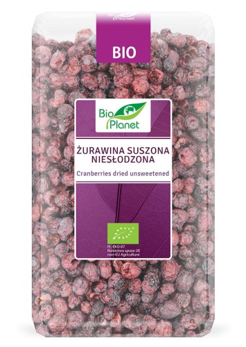 Żurawina Suszona Niesłodzona BIO 150 g Bio Planet