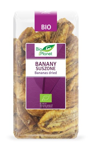 Banany Suszone BIO 400 g Bio Planet