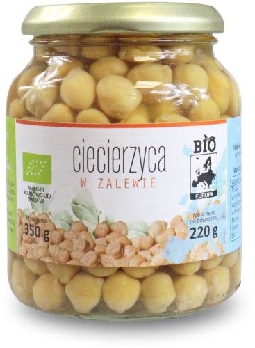 Ciecierzyca w Zalewie w Słoiku BIO 350 g Bio Europa