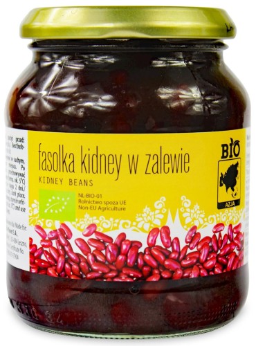 Fasolka Kidney w Zalewie w Słoiku BIO 350 g (215 g) Bio Azja