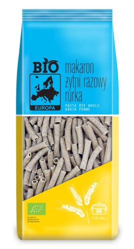Makaron Żytni Razowy Rurka BIO 400 g Bio Europa