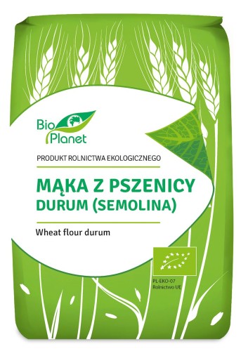 Mąka z Pszenicy Durum (Semolina) BIO 1 kg Bio Planet