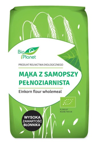 Mąka z Samopszy Pełnoziarnista BIO 500 g Bio Planet