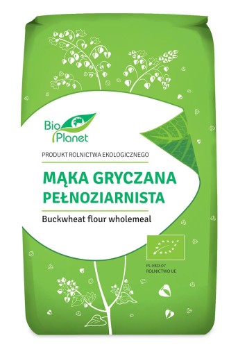 Mąka Gryczana Pełnoziarnista BIO 500 g Bio Planet
