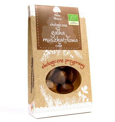Gałka Muszkatołowa Cała BIO 30 g Dary Natury
