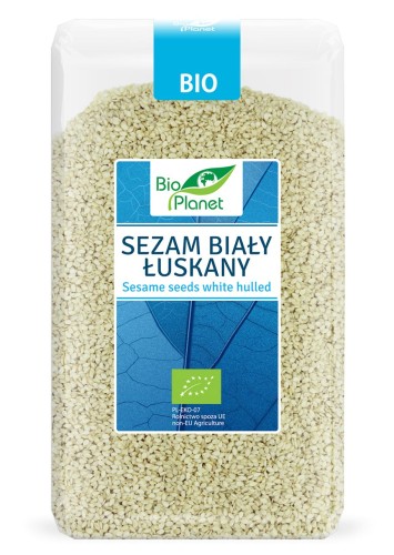 1447SEZAM BIAŁY ŁUSKANY BIO 1 kg - BIO PLANET-1