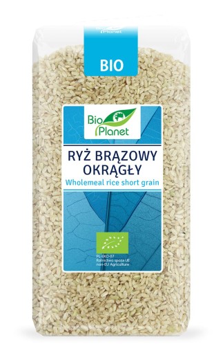 Ryż Okrągły Pełnoziarnisty BIO 500 g Bio Planet