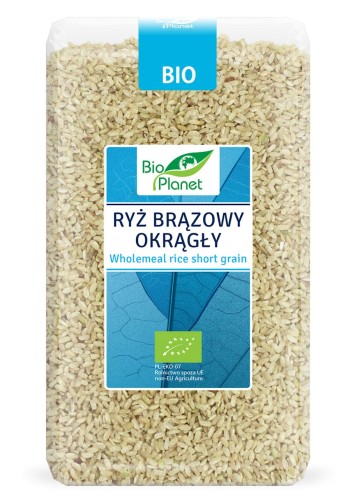 Ryż Okrągły Pełnoziarnisty BIO 1 kg Bio Planet