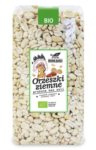 Orzeszki Ziemne Prażone Bez Soli BIO 1 kg Bio Planet