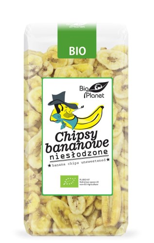 Chipsy Bananowe Niesłodzone BIO 150 g Bio Planet