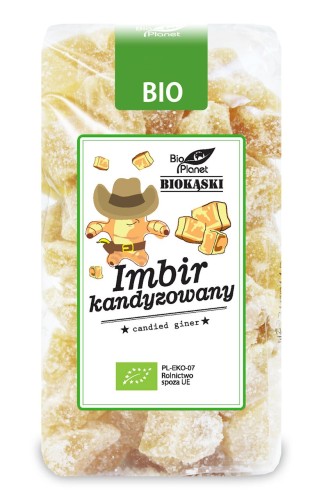 Imbir Kandyzowany BIO 400 g Bio Planet