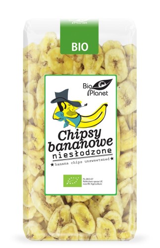 Chipsy Bananowe Niesłodzone BIO 350 g Bio Planet