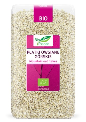 Płatki Owsiane Górskie BIO 600 g Bio Planet