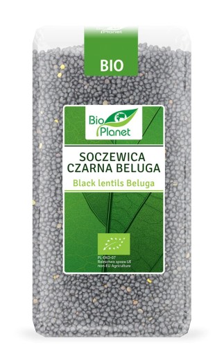 Soczewica Czarna Beluga BIO 500 g Bio Planet