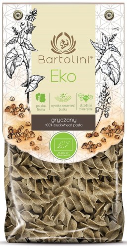 Makaron Gryczany Duże Świderki BIO 250 g Bartolini