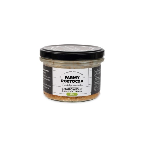 Smarowidło z Boczkiem i Cebulą BIO 180 g Farmy Roztocza
