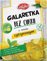 Galaretka Bez Cukru o Smaku Cytrynowym Bezglutenowa 14 g Celiko