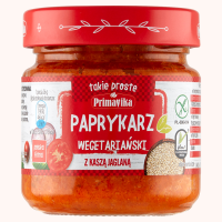 Paprykarz Wegetariański z Kaszą Jaglaną Bezglutenowy 160 g Primavika