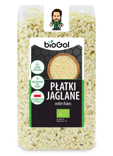 Płatki Jaglane BIO 300 g Biogol