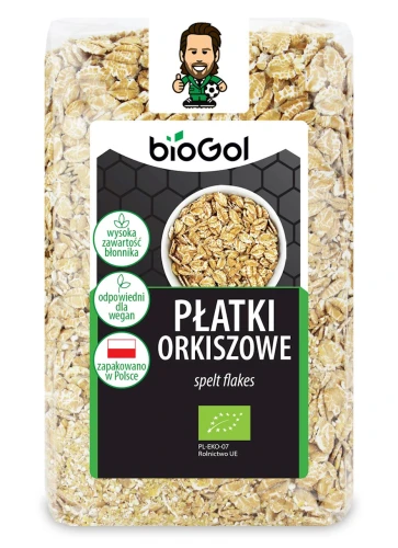 Płatki Orkiszowe BIO 300 g Biogol