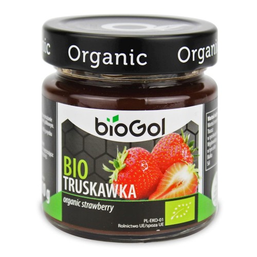 Mus Truskawka BIO 200 g Biogol