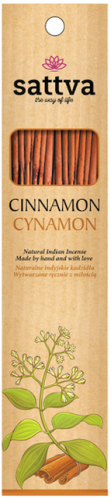 Kadzidło Indyjskie Cynamon 15 szt. 30 g Sattva