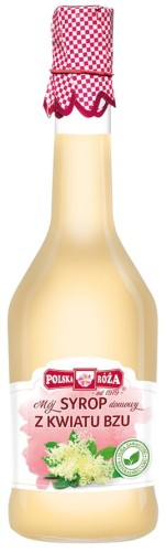 Syrop z Kwiatów Czarnego Bzu 500 ml Polska Róża