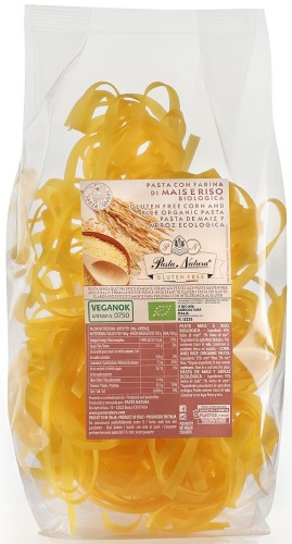 Makaron Kukurydziano-Ryżowy Tagiatelle Bezglutenowy BIO 250 g Pasta Natura