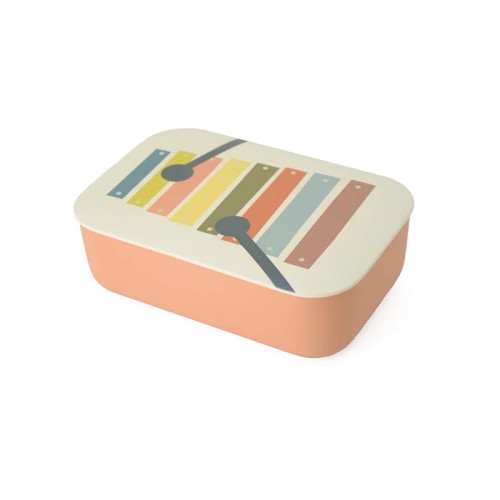 Lunchbox z Tworzywa Pla z Przegródką dla Dzieci Just Like Music 800 ml Chic-Mic