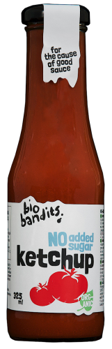 Ketchup Bez Dodatku Cukrów BIO 325 ml Bio Bandits