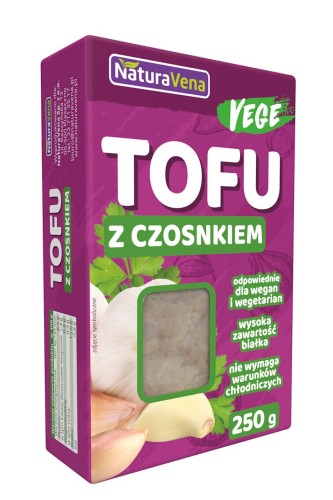 Tofu Kostka Czosnkowe 250 g Naturavena