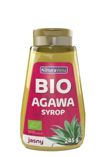 Syrop z Agawy Jasny BIO 245 g Naturavena