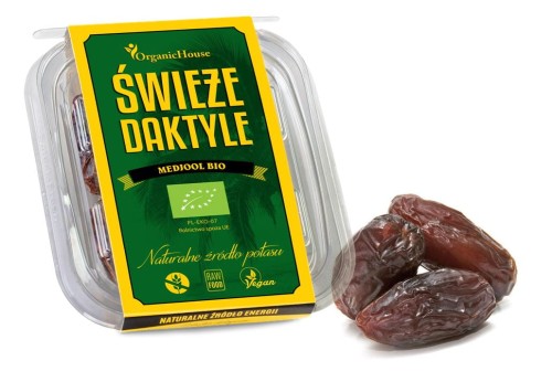 Daktyle Medjool Świeże Bezglutenowe BIO 120 g Organic House